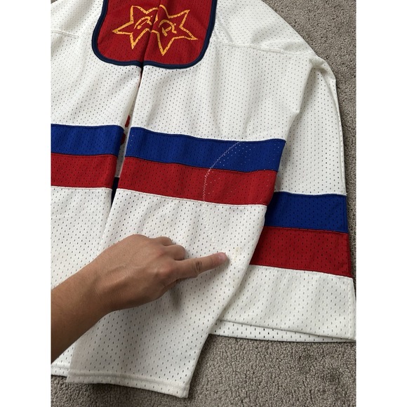 Mens Jersey NHL 80s HC CSKA Moscow, ZWICHEL Made In USA, Size L - Picture 11 of 13
